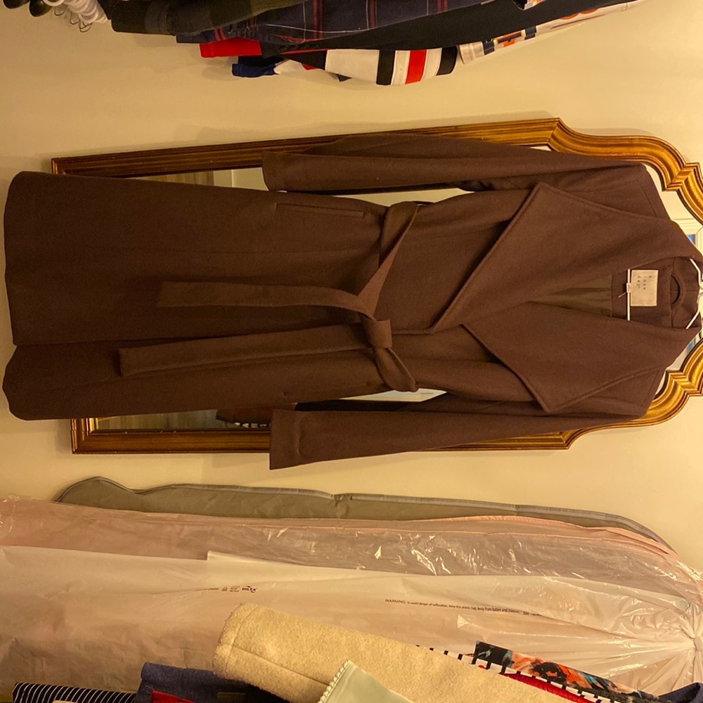 Women’s wool trench coat